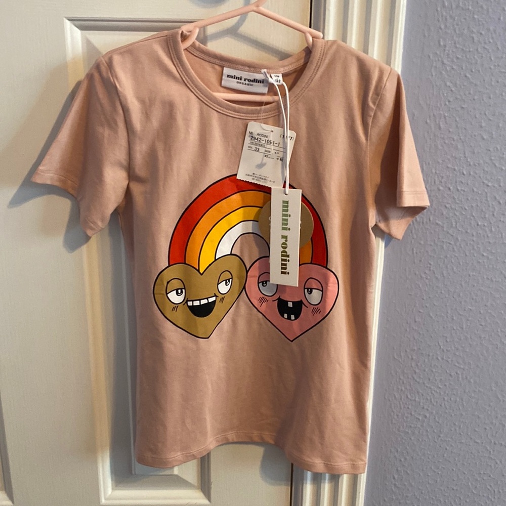 Authentic Mini Rodini kids t-shirt brand new size 116/122(5T-7T)